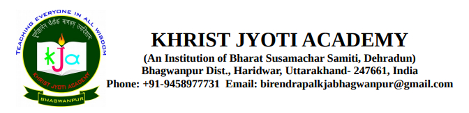 Khrist Jyoti Academy, Bhagwanpur
